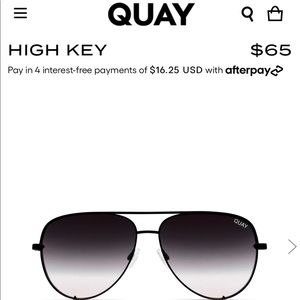 Quay High Key Aviator Sunglasses